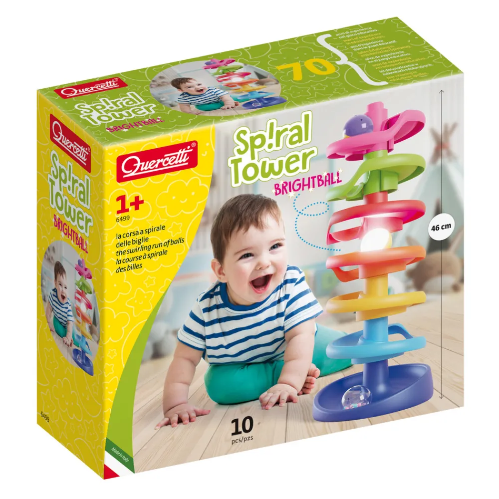 QUERCETTI Kugletårn med lysende bolde- Kuglebaner