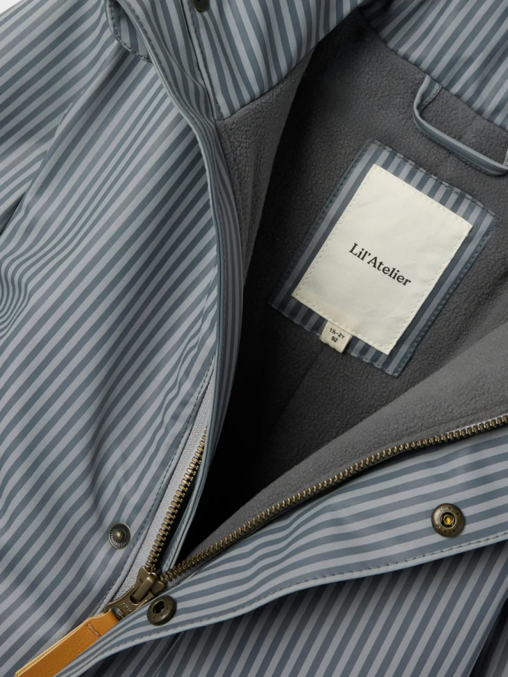 Lil' Atelier Ladry10 Regndragt - Ultimate Grey- Regntøj