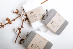 BeKids Lagen til barnevogn 40x98 - grå-Børn Lagner & Vådliggerlagner|Madrasser & Lagner Til Barnevogne