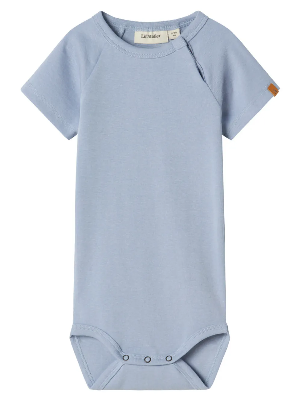 Lil' Atelier Lalo tab kortærmet slim body - ZEN BLUE- Bodystocking Kortærmet
