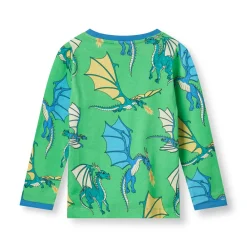 Småfolk Langærmet bluse med flyvende drager - 826- Bluser