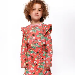 Småfolk Langærmet bluse med jordbær - 534- Bluser