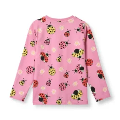 Småfolk Langærmet bluse med mariehøner - 539- Bluser