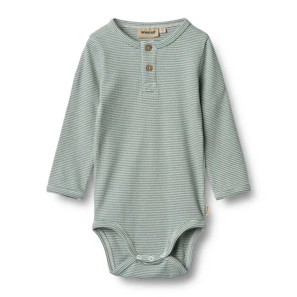 Wheat Langærmet Body Benny - 9442- Bodystocking Langærmet