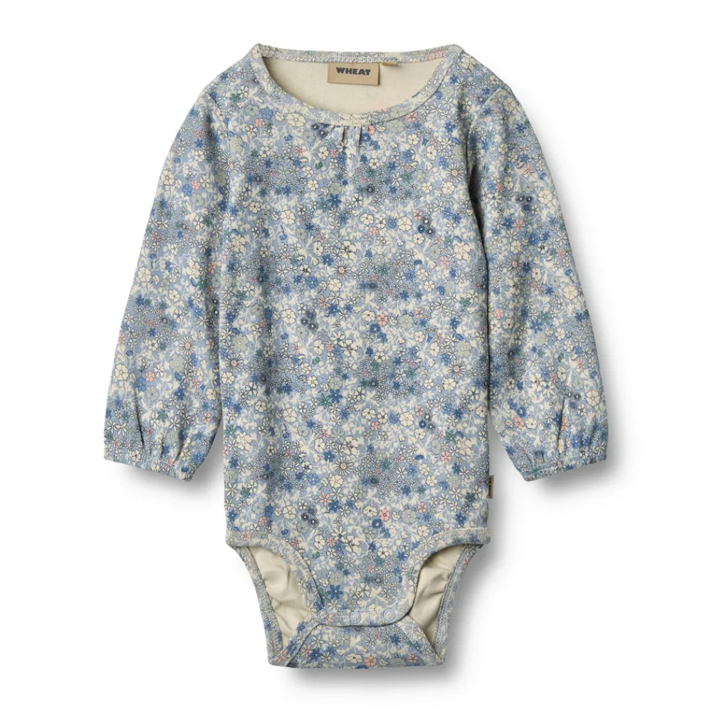 Wheat Langærmet Body Elmine - 9418- Bodystocking Langærmet