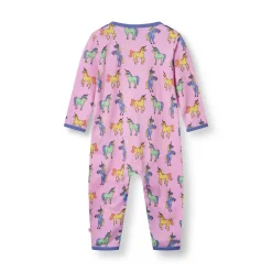 Småfolk Langærmet heldragt med enhjørninger - 539- Heldragter U. Fod