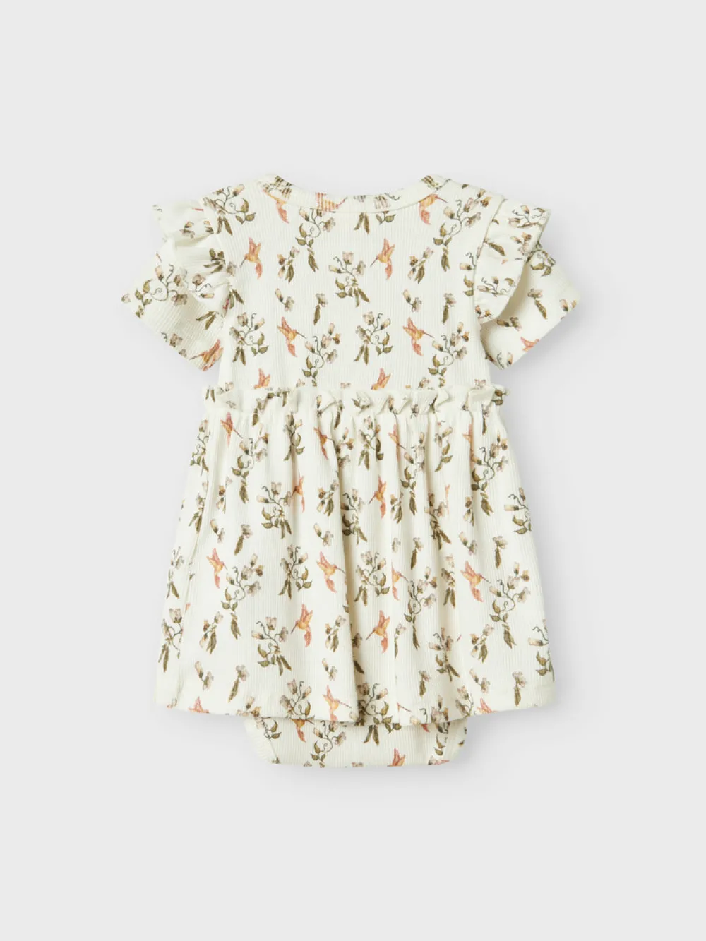 Lil' Atelier Lavo eki kortærmet body kjole - COCO MILK- Kjoler