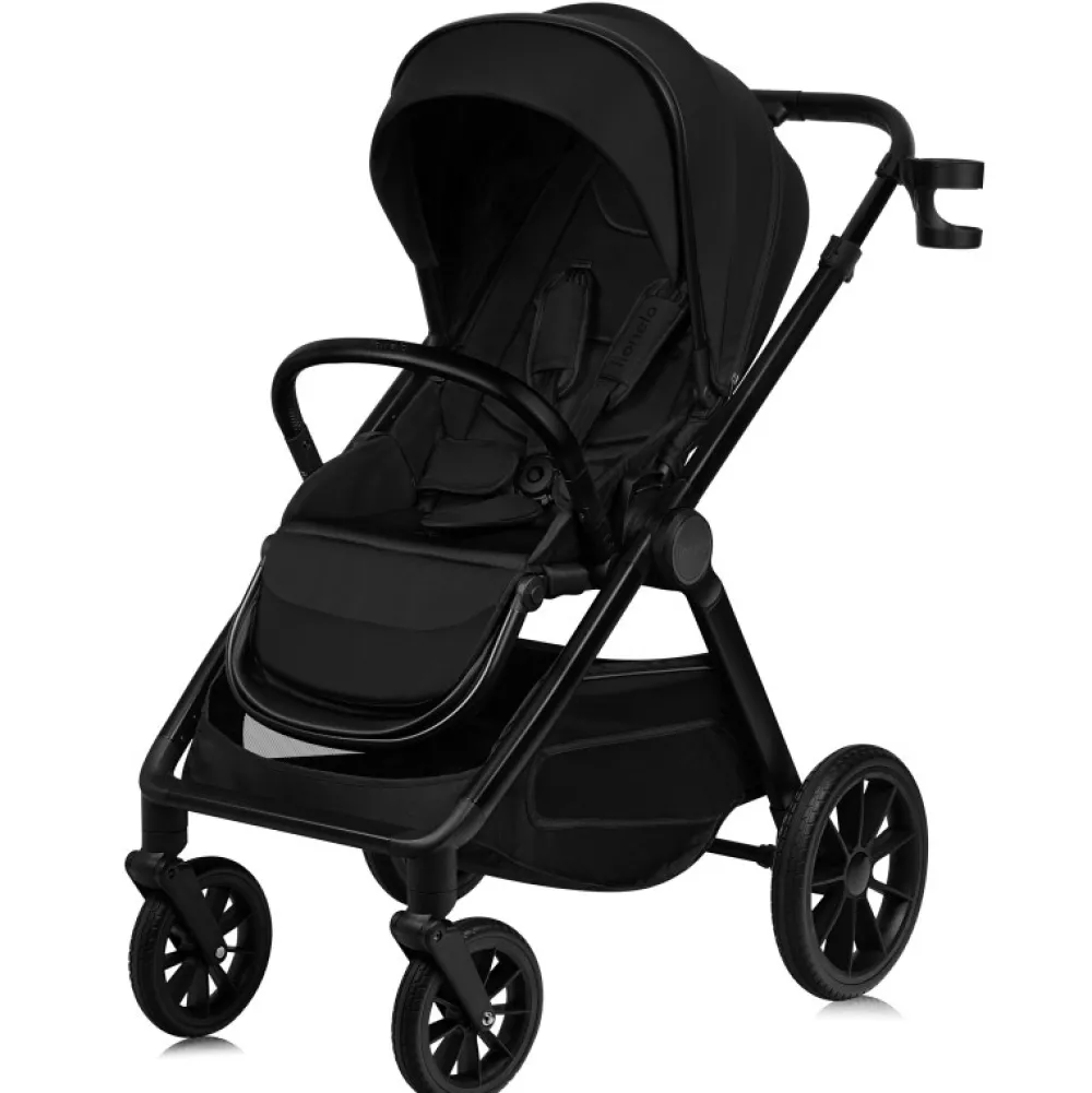 Lionelo Layla 3i1 - black onyx- Kombivogne Med Flade Sæder|Vognpakker