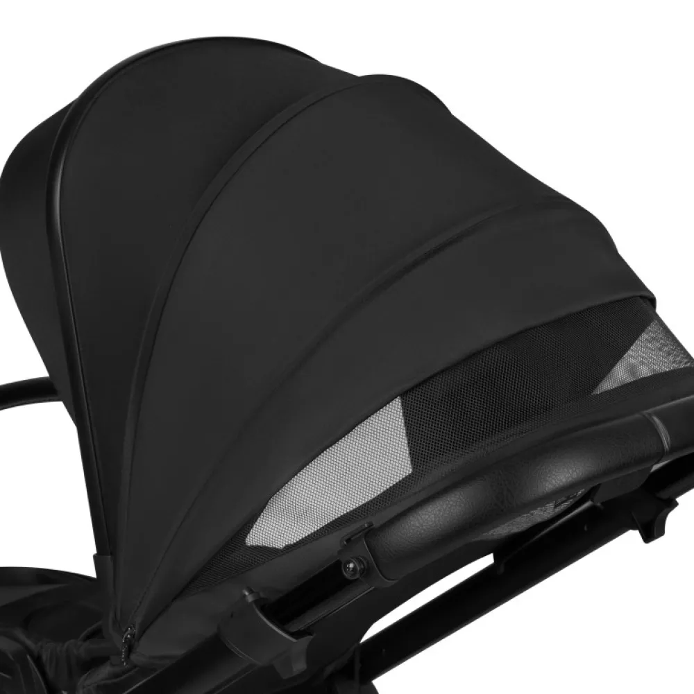 Lionelo Layla 3i1 - black onyx- Kombivogne Med Flade Sæder|Vognpakker