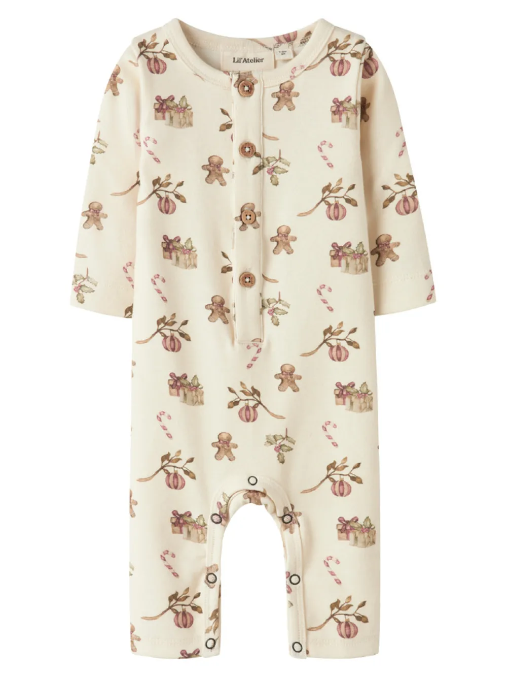 Lil' Atelier Layo Gip Heldragt - Turtledove- Juletøj|Heldragter U. Fod