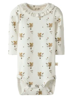 Lil' Atelier Layo Langærmet Body - COCONUT MI- Bodystocking Langærmet