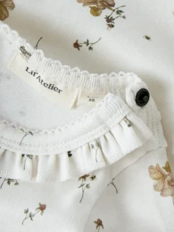 Lil' Atelier Layo Langærmet Body - COCONUT MI- Bodystocking Langærmet