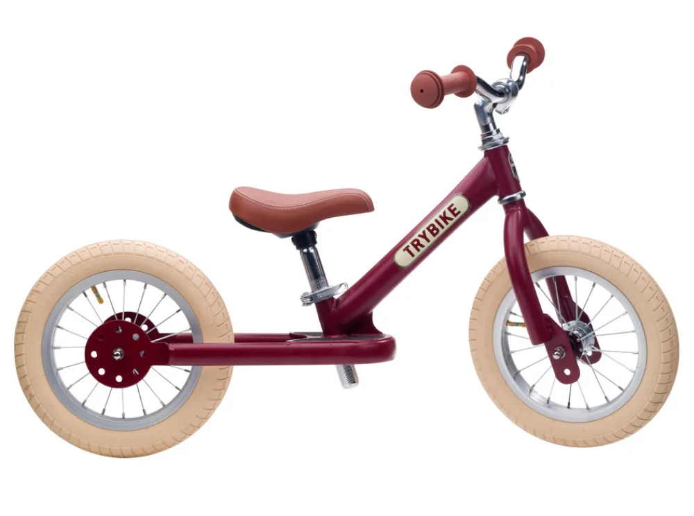 Trybike Løbecykel, 2-hjulet, Vintage rød- Løbecykler & Cykler