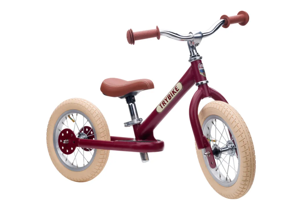 Trybike Løbecykel, 2-hjulet, Vintage rød- Løbecykler & Cykler