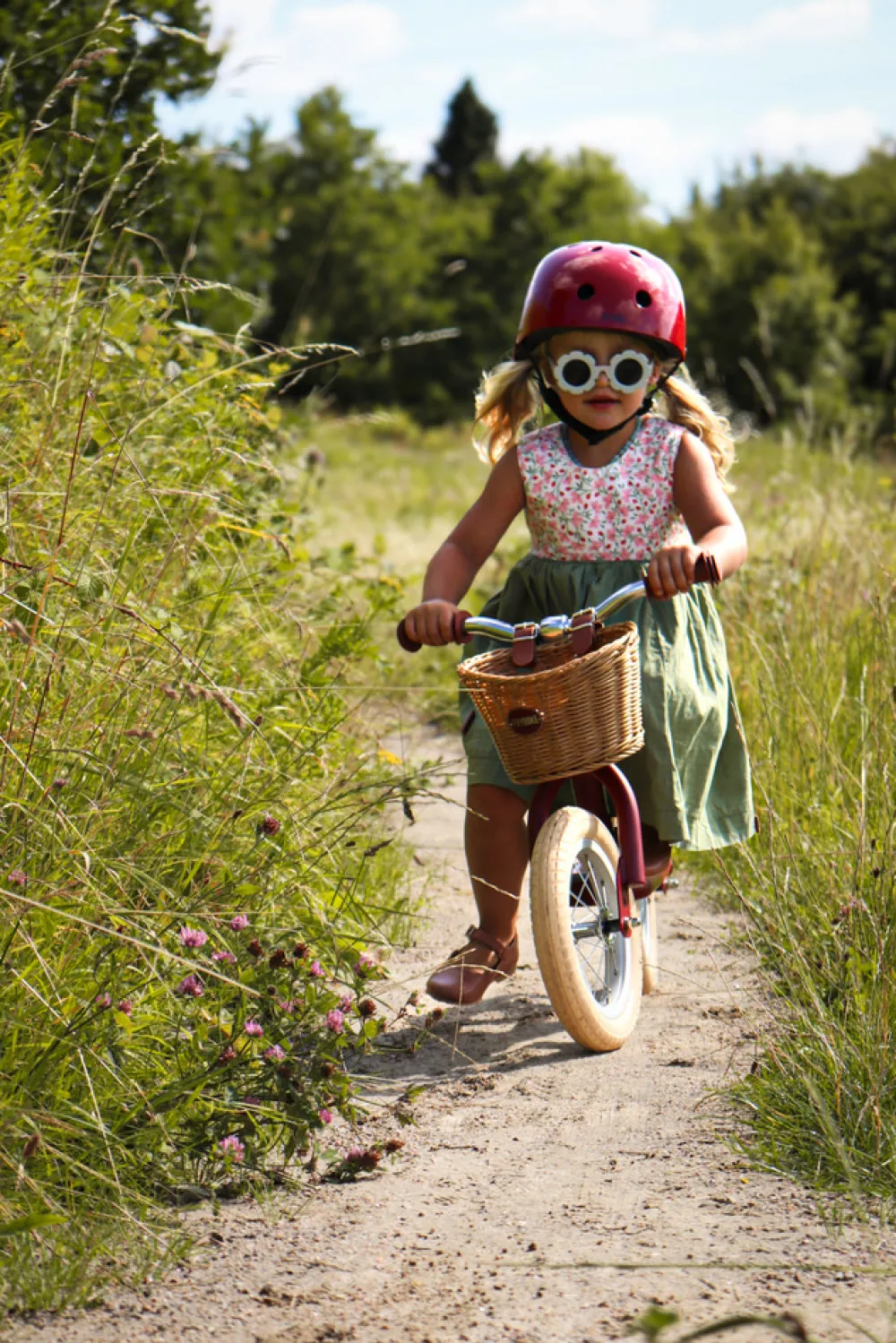 Trybike Løbecykel, 2-hjulet, Vintage rød- Løbecykler & Cykler