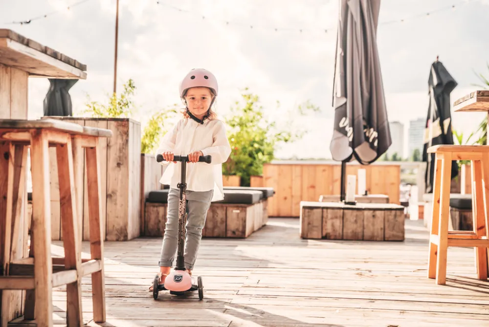 SCOOTRIDE Løbehjul Highwaykick 3 LED Rose- Løbehjul & Rulleskøjter