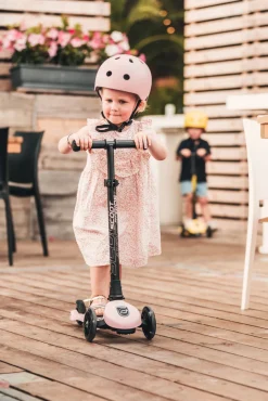 SCOOTRIDE Løbehjul Highwaykick 3 LED Rose- Løbehjul & Rulleskøjter