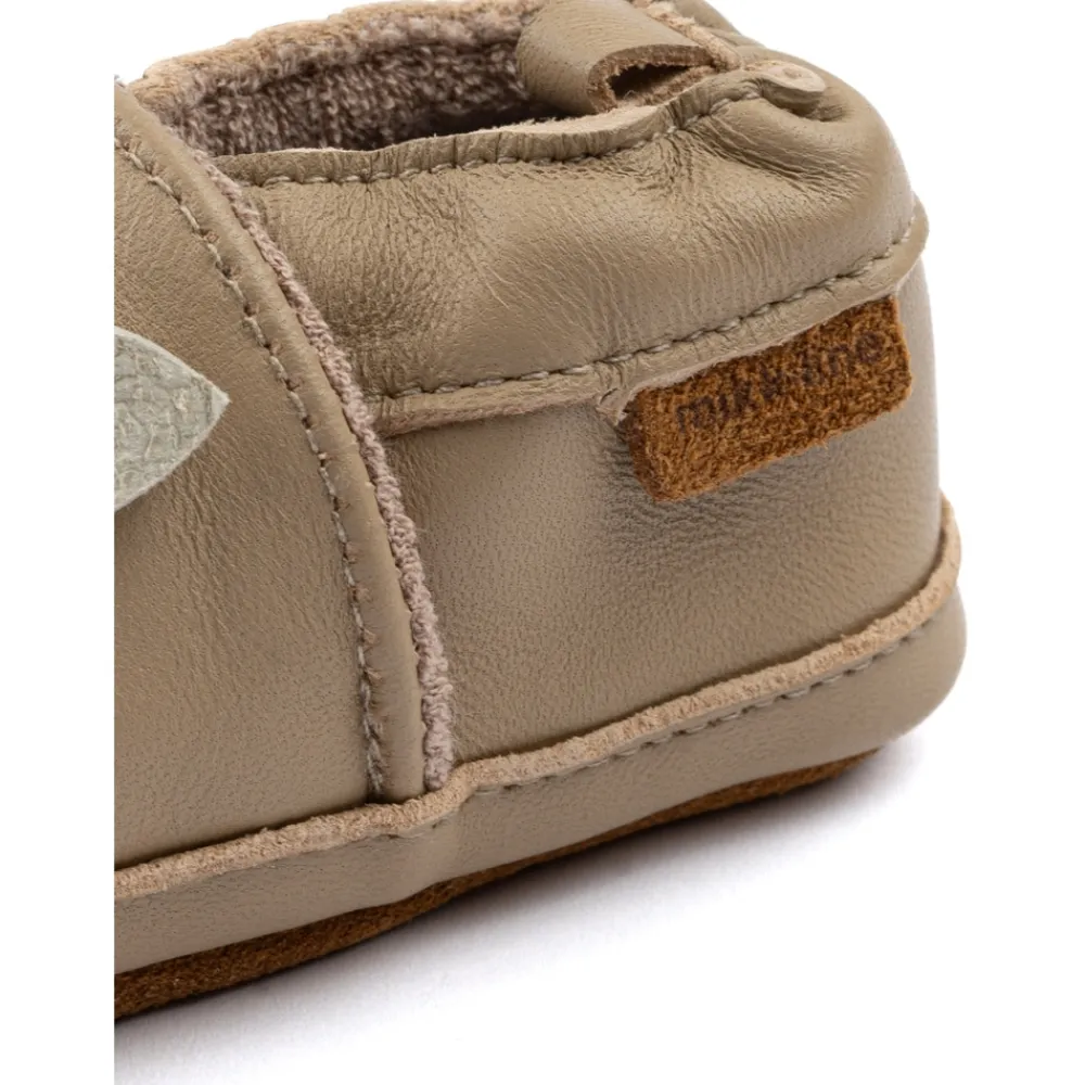 Mikk-Line Læder Slipper - 3D - DOESKIN- Hjemmesko