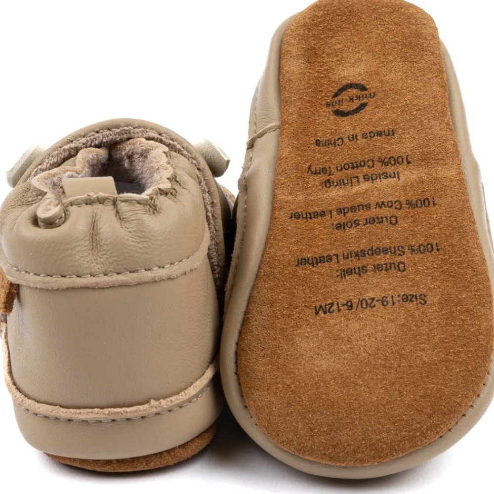 Mikk-Line Læder Slipper - 3D - DOESKIN- Hjemmesko