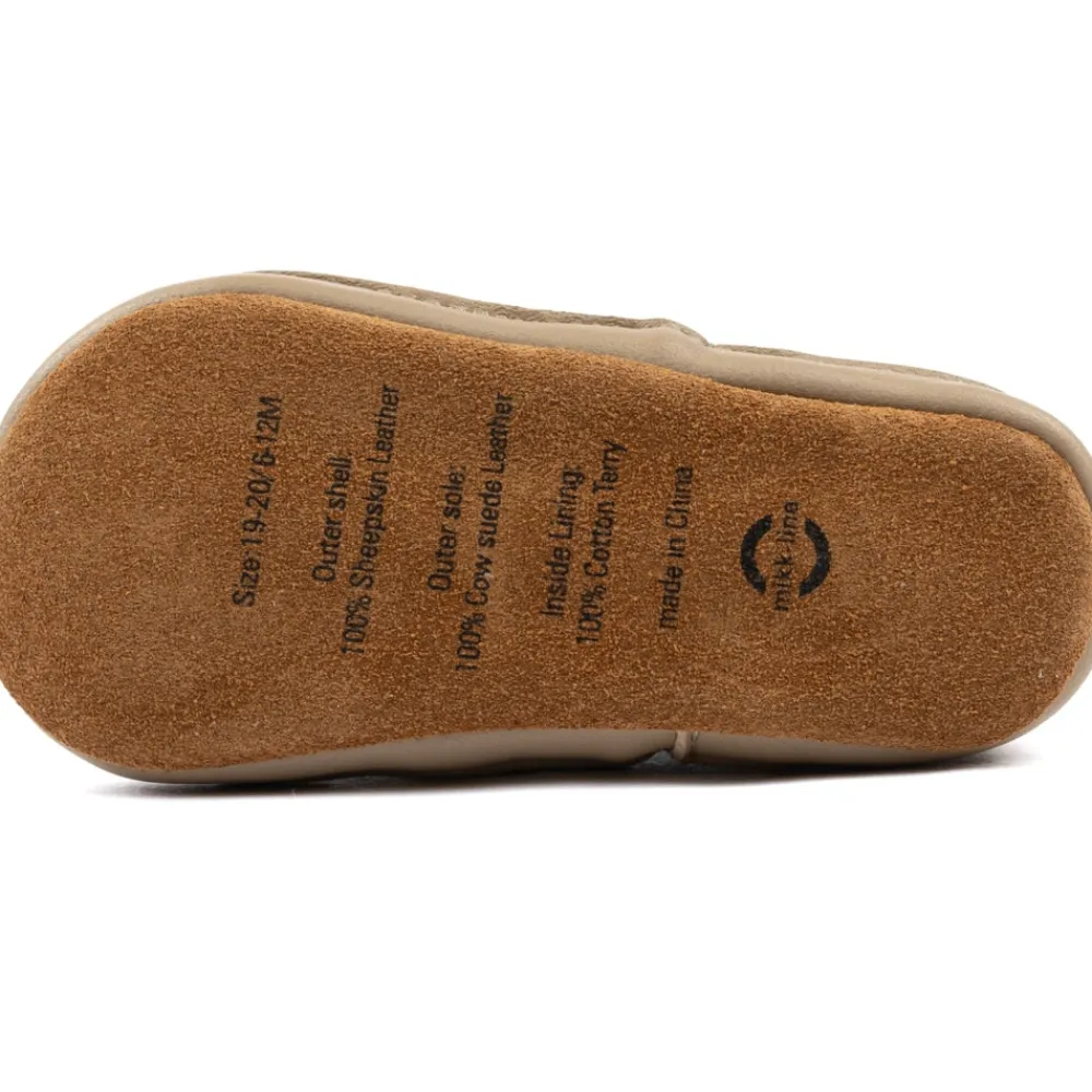 Mikk-Line Læder Slipper - 3D - DOESKIN- Hjemmesko