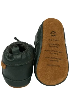 Mikk-Line Læder Slipper Dino - Darkesst sprouse- Hjemmesko