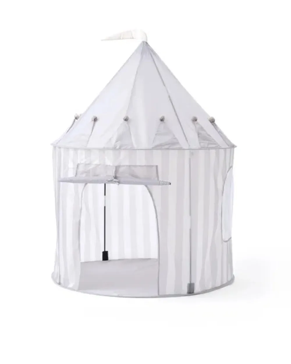 KIDSCONCEP Legetelt,Grå med striber,100x130cm- Legetelte & Tipier