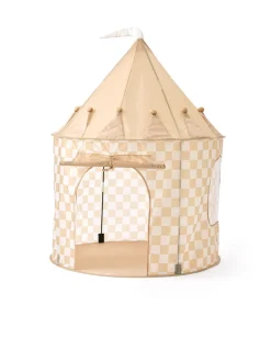 KIDSCONCEP Legetelt,Gul med tern,100x130 cm- Legetelte & Tipier