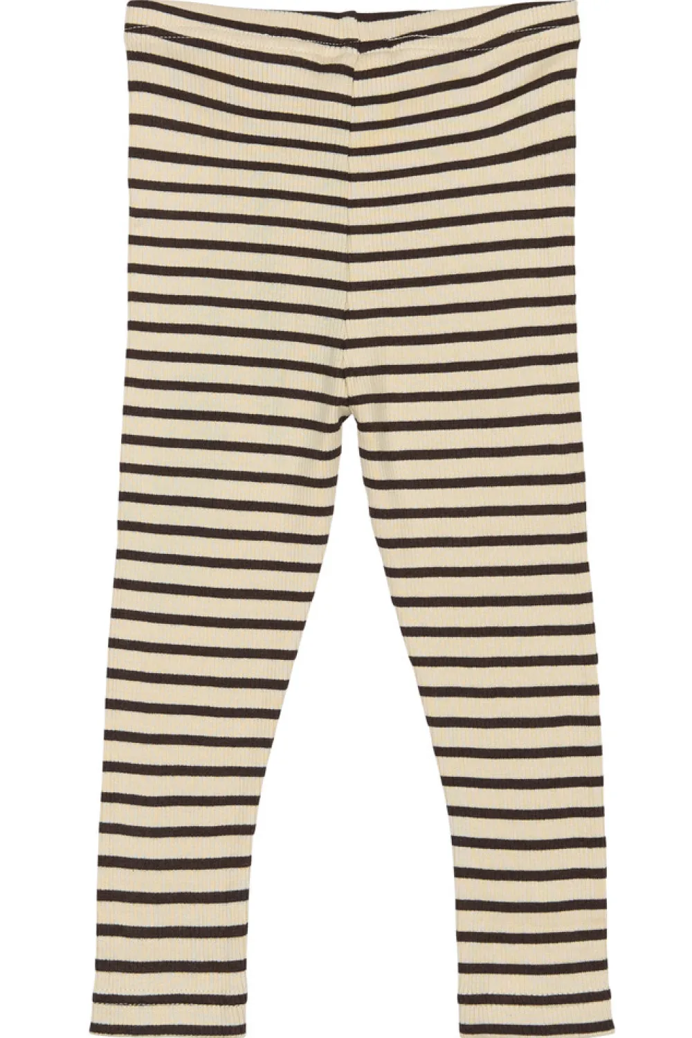 PETIT PIAO Leggings - Coffee Bean/Off White- Leggings