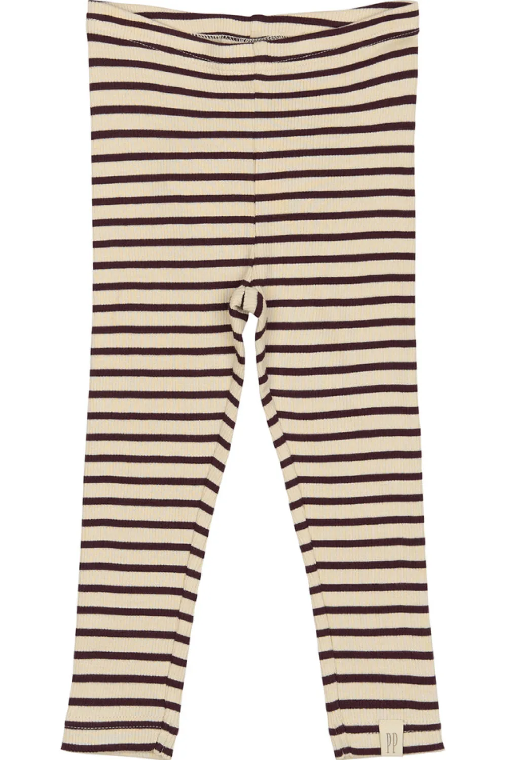 PETIT PIAO Leggings - Dark Grape/Off White- Leggings