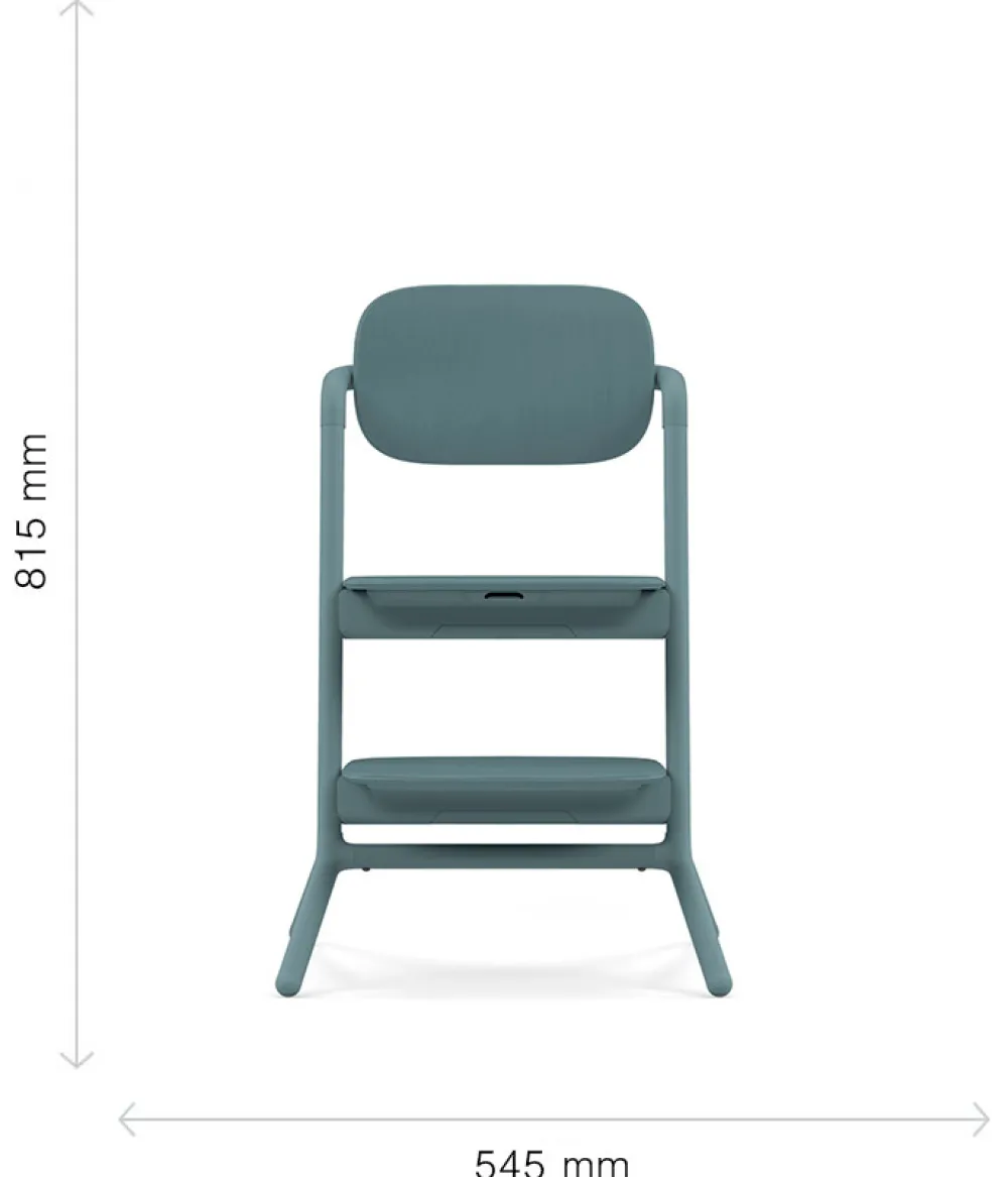 Cybex Lemo højstol 4in1 sæt - stone blue-Børn Højstole Med Tilbehør