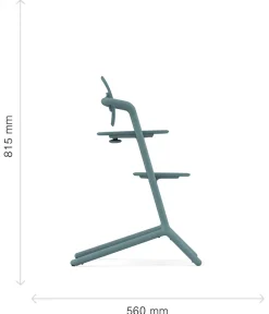 Cybex Lemo højstol 4in1 sæt - stone blue-Børn Højstole Med Tilbehør