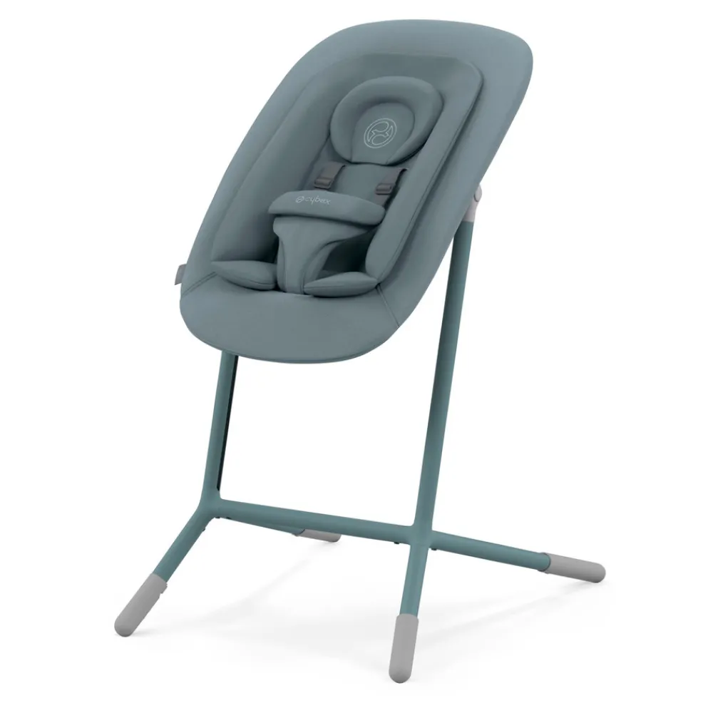 Cybex Lemo højstol 4in1 sæt - stone blue-Børn Højstole Med Tilbehør
