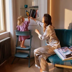 Cybex Lemo højstol 4in1 sæt - stone blue-Børn Højstole Med Tilbehør