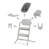 Cybex Lemo højstol 4in1 sæt - suede grey-Børn Højstole Med Tilbehør
