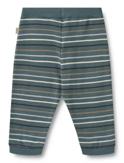 Wheat Leo Jersey Bukser - Blue multi stripe- Bukser