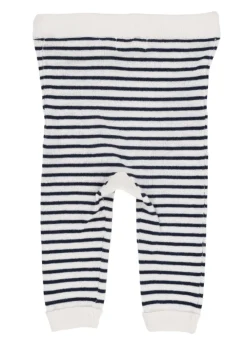 Copenhagen Colors Let strikket leggings m. striber - NAVY- Leggings