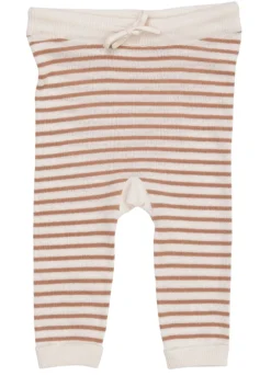 Copenhagen Colors Let strikket leggings m. striber - CREAM- Leggings