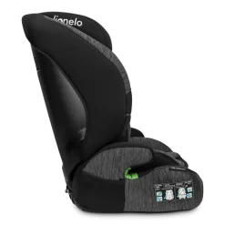 Lionelo Levi One I-size - black grey- Autostole 76-150 Cm (15 Mdr.-12 År)