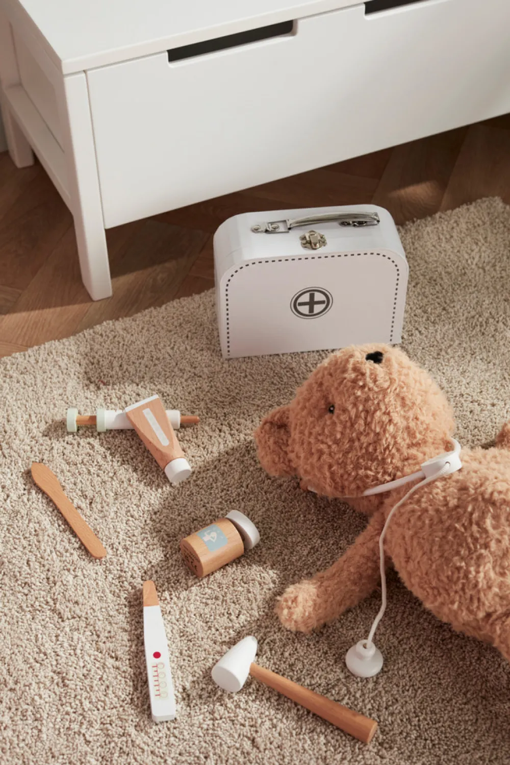 Kids Concept Lægetaske i hvid- Rolleleg