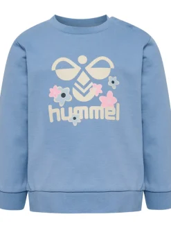 hummel Lime sweatshirt - FADED DENIM- Bluser