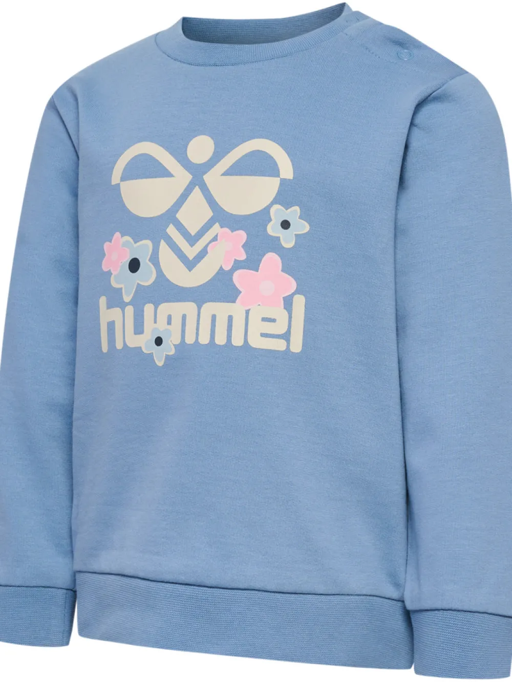 hummel Lime sweatshirt - FADED DENIM- Bluser