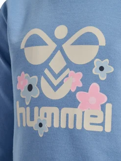 hummel Lime sweatshirt - FADED DENIM- Bluser