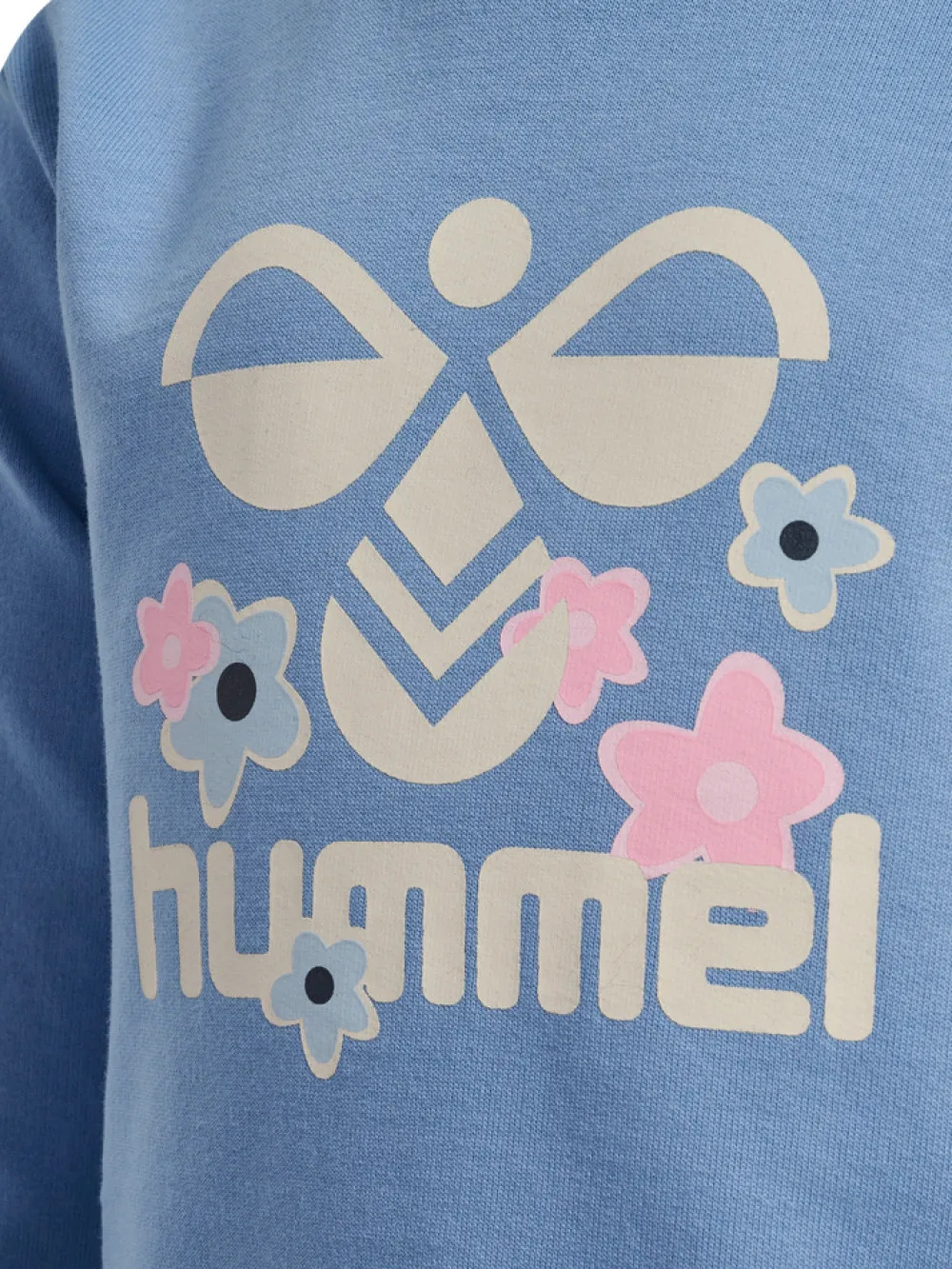 hummel Lime sweatshirt - FADED DENIM- Bluser