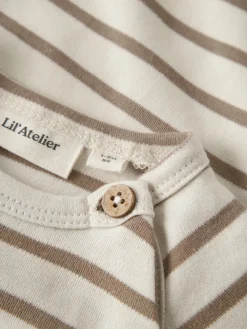 Lil' Atelier Limia Langærmet Body - Turtledove- Bukser