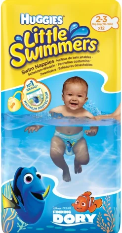 Huggies Little Swimmers Svømmebleer (2/3)- Pusleudstyr Diverse