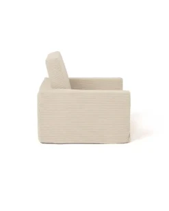 KIDSCONCEP Lænestol foldbar råhvid-Børn Børneborde & Stole