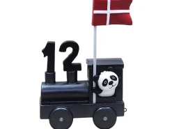 Kids By Friis Lokomotiv til navnetog, 11 tal og flag-Børn Fødselsdagstoge