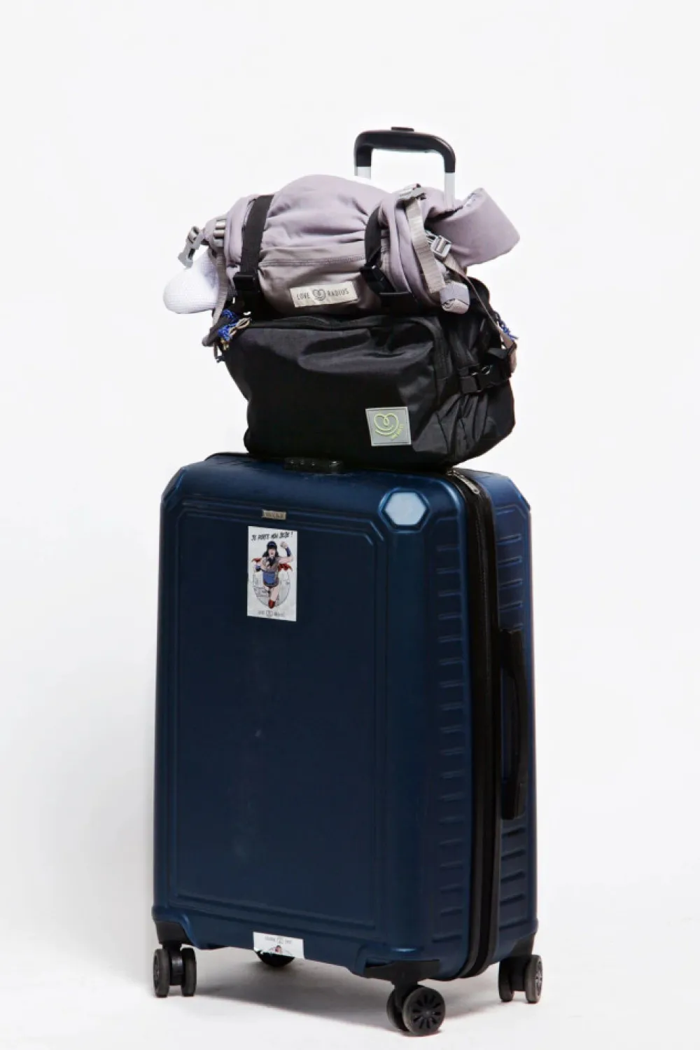 Love Radius By Je Porte mon Bebé Love Radius CaravanBag - Black- Bæreseler & Vikler|Rejsetilbehør