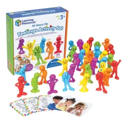 LEARNING Lær om følelser og kropssprog -figurer- Aktivitetslegetøj