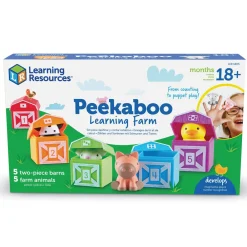 LEARNING Lær om tal og farver - bondegårdsdyr- Aktivitetslegetøj